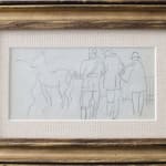 Raoul Dufy, Chevaux, jockeys et turfistes, Deauville, 1941