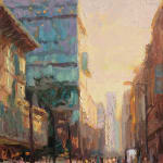 Norman Long MAFA, Golden Light on Mosley Street