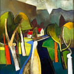 Geoffrey Key, Path Between Trees, 2001