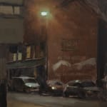 Rob Pointon ROI, Winter Scene, Trent, and Mersey