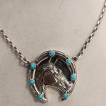 Jill Garber, Very fine natural 19th Century rose cut bohemian garnet locket festoon necklace with a rare collection of hand...