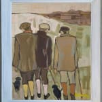 Bridget Lansley, Green, Green Fields (Hungerford Gallery)