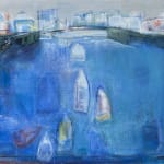 Annie Field, Dahlias in a Blue Jug (London Gallery)