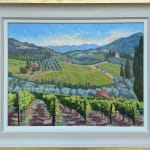 Annabel Playfair, Sheep in the Cotswolds (Hungerford Gallery)