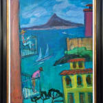 Lucy Dickens, Vesuvius, View from Sorrento
