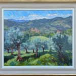 Annabel Playfair, Sheep in the Cotswolds (Hungerford Gallery)