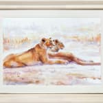 Julia Cassels, Lions on the Sand (London Gallery)