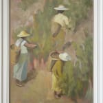Clare Granger, Feeding the Hens (Hungerford Gallery)