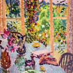 Hugo Grenville, Late Summer: The Terrace at the Old Granary (Hungerford Gallery)