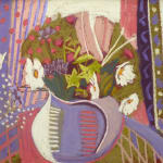 Sue Campion, Tall Trees and Pink House Winter