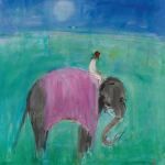 Ann Shrager, Elephant in Pink