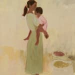 Clare Granger, Feeding the Hens (Hungerford Gallery)