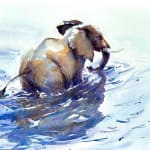 Julia Cassels, In the River (Hungerford Gallery)