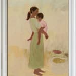 Clare Granger, Feeding the Hens (Hungerford Gallery)