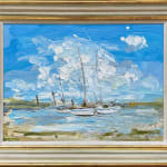 Richard Colson, Tide Turning at Burnham Overy Staithe (Hungerford Gallery)