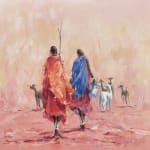 Julia Cassels, Maasai Ladies (Hungerford Gallery)
