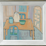 Bridget Lansley, Green, Green Fields (Hungerford Gallery)