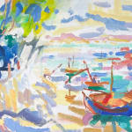 Lucy Powell, Peponi’s Beach (London Gallery)