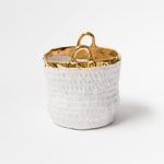 Sara Siestreem (Hanis Coos), transtemporal clam basket, 2022