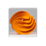Merete Rasmussen, Orange Fold, 2024