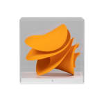 Merete Rasmussen, Orange Fold, 2024