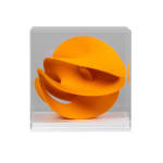 Merete Rasmussen, Orange Fold, 2024
