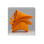 Merete Rasmussen, Orange Fold, 2024