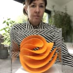 Merete Rasmussen, Orange Fold, 2024