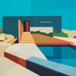 Andy Burgess, The Gwathmey House (designed by Charles Gwathmey, Amagansett, 1965) , 2012