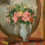 Tuëma Pattie, Vase with Roses, 2017