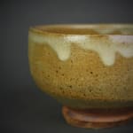 Murata Gen 村田 元, Teabowl with Rice Husk Glaze 白釉茶碗