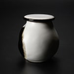 Yanagihara Mutsuo 柳原睦夫, Flower vase with cloud designs 雲ノ絵花瓶 , 1976