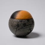 KITAMURA Junko 北村純子, Small Container with Natural Persimmon Wood LidNo.4 盒子