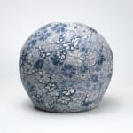 Matsui Kosei 松井康成, Jar with Marble Design 練上風白地壷, 1988