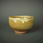 Murata Gen 村田 元, Teabowl with Rice Husk Glaze 白釉茶碗