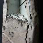 MIWA Kyusetsu XIII (Kazuhiko) 十三代　三輪休雪(和彦）, Container with Lid, Shiroki-Chi-No-Shi (Poetics of a white landscape), 2002