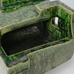 Kumakura Junkichi 熊倉順吉, Green Flower Vessel 緑の花器, 1970's