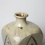 Shimaoka Tatsuzo 島岡達三, Jar with white slip and grass carvings