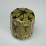 SUWA Sozan Ⅲ 三代 諏訪 蘇山, Incense Container with Mouse青瓷干支子 香盒