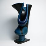 Yanagihara Mutsuo 柳原睦夫, Flower vase with cloud designs 雲ノ絵花瓶 , 1976