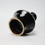 Hamada Shoji 濱田庄司, Black glazed flower vase