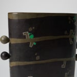 Morino Taimei 森野泰明, Indigo Blue Flower Vase