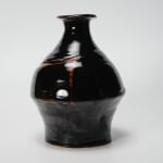 Hamada Shoji 濱田庄司, Black glazed flower vase