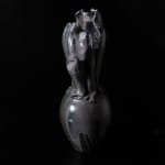 Kato Mami 加藤真美, Frost glazed katakuchi (small sake pitcher), 2024