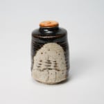 Nishioka Koju 西岡小十, Karatsu tea caddy 絵唐津 茶入