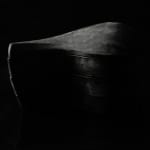 Terauchi Shinji 寺内信二, Six-tiered house shaped box with moon and arabesque designs 染付月輪花唐草 家型六段重, 2024