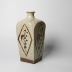 Shimaoka Tatsuzo 島岡達三, Jar with White Slip and Grass Carving 刷毛目唐草文壺