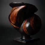 Yanagihara Mutsuo 柳原睦夫, Flower vase with cloud designs 雲ノ絵花瓶 , 1976