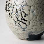 Shimizu Uichi 清水 卯一, Flat Jar with gloss iron glaze