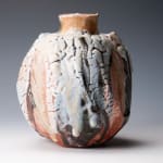Hayashi Shotaro 林正太郎, Manyo flower vessel with impressions of a mountain scene, 2023